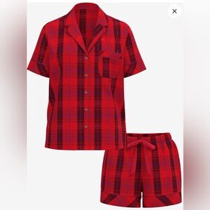 VICTORIA'S SECRET - Flannel Short PJ Set (Size M)